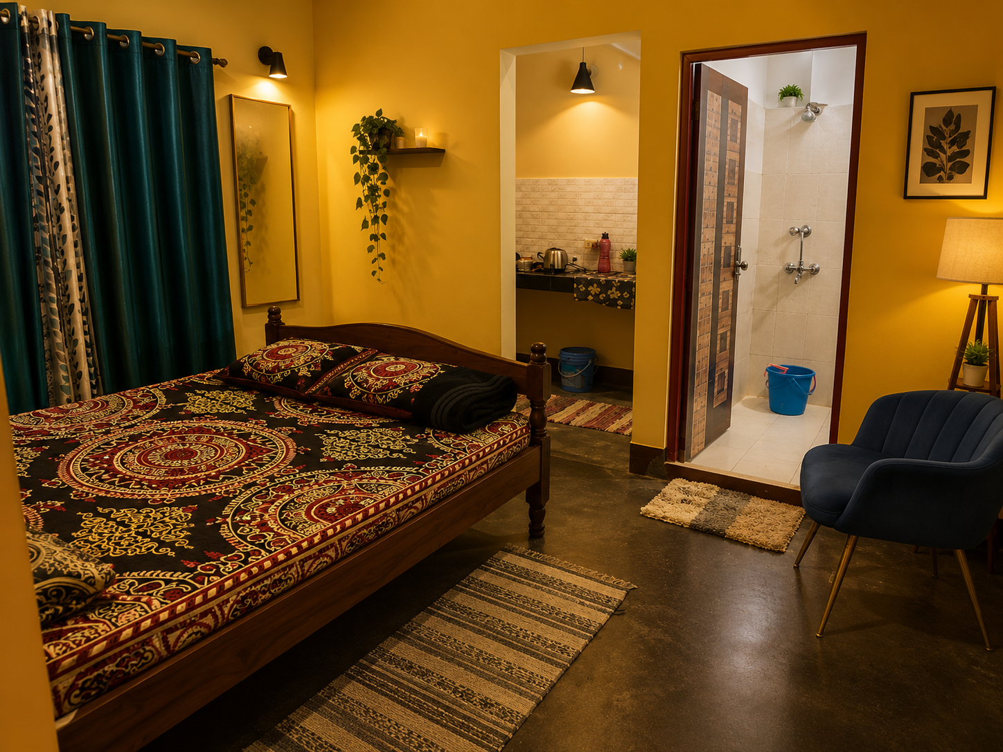 1BHK Non-AC ground floor room at Nahor Homestay