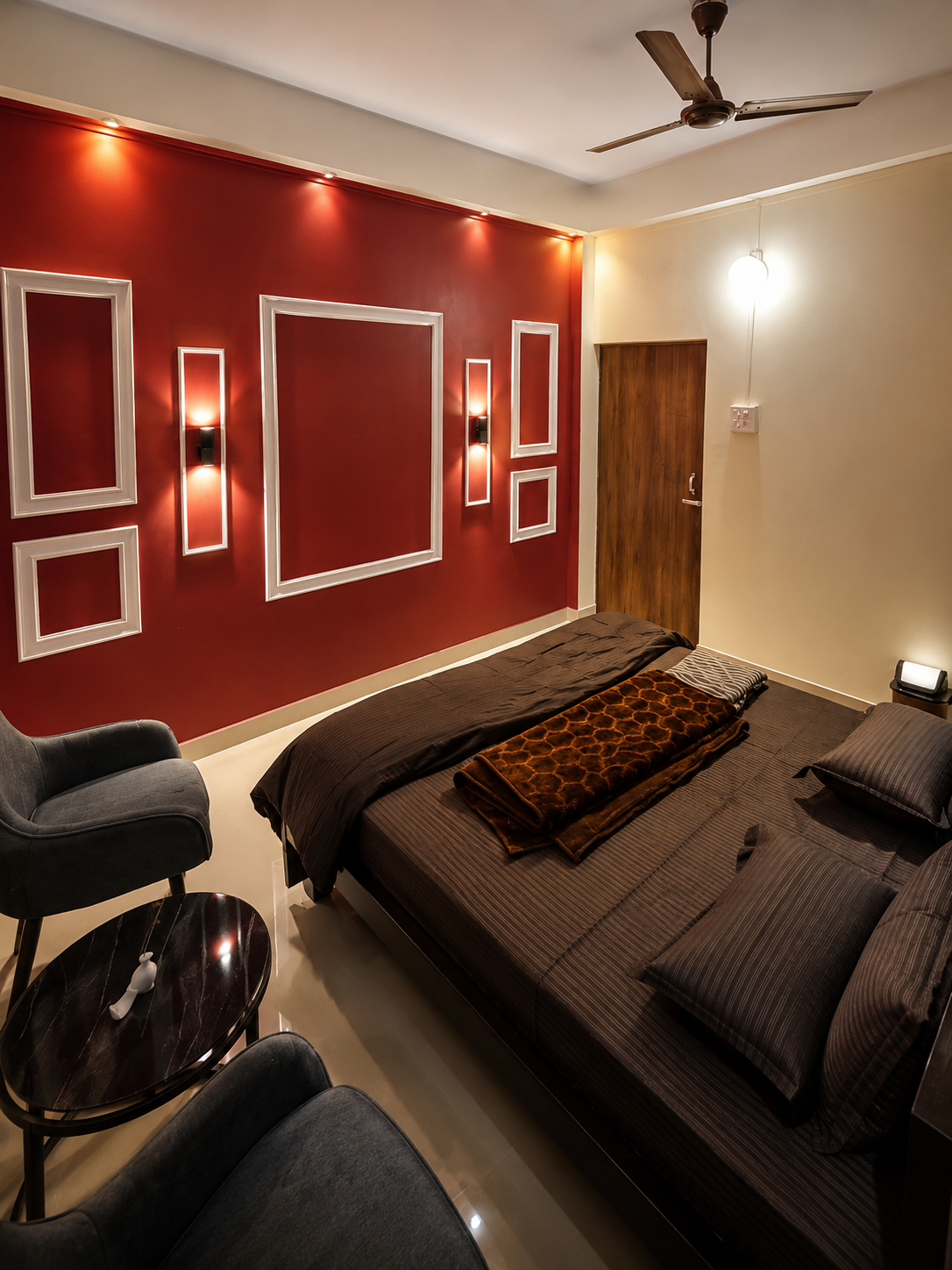 2BHK AC premium unit on 2nd floor at Nahor Homestay