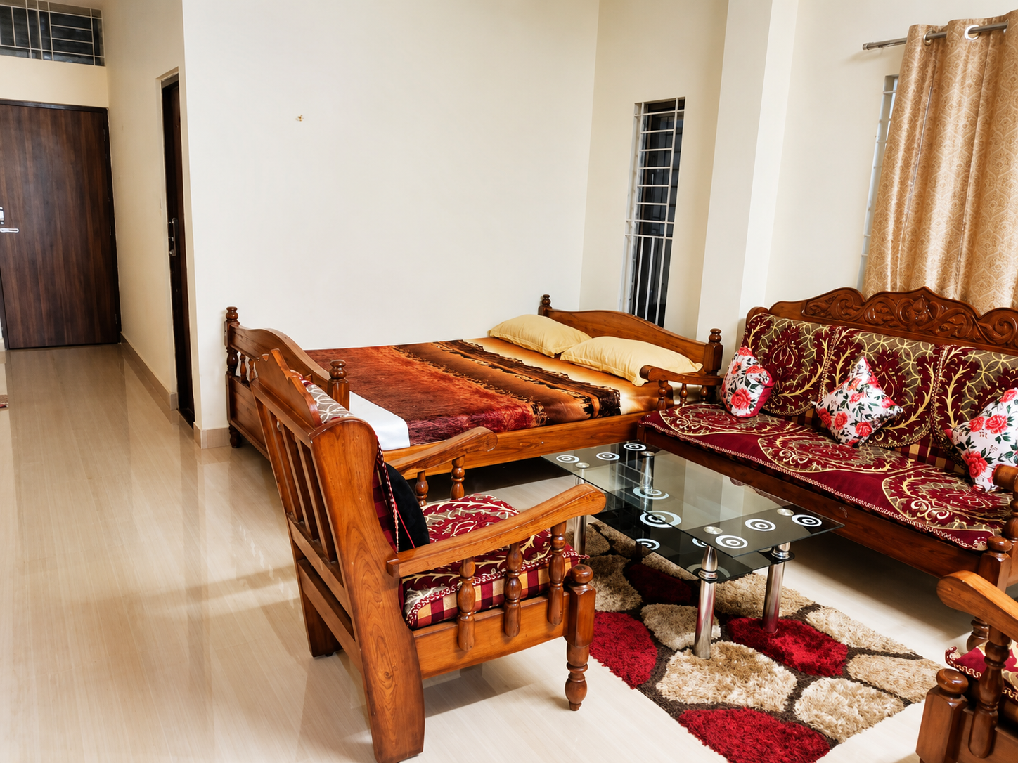 2BHK Non-AC unit on 2nd floor at Nahor Homestay